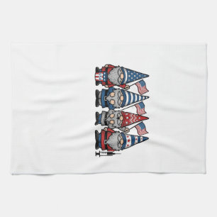Patriottische Kabouter Verpleegster Vector Vintage Theedoek