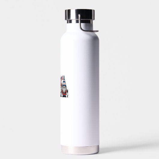 Patriottische Kabouter Verpleegster Vector Vintage Waterfles (Links)