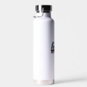 Patriottische Kabouter Verpleegster Vector Vintage Waterfles (Rechts)
