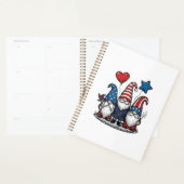 Patriottische Kabouter Vintage Gravure Vector Desi Planner (Display)