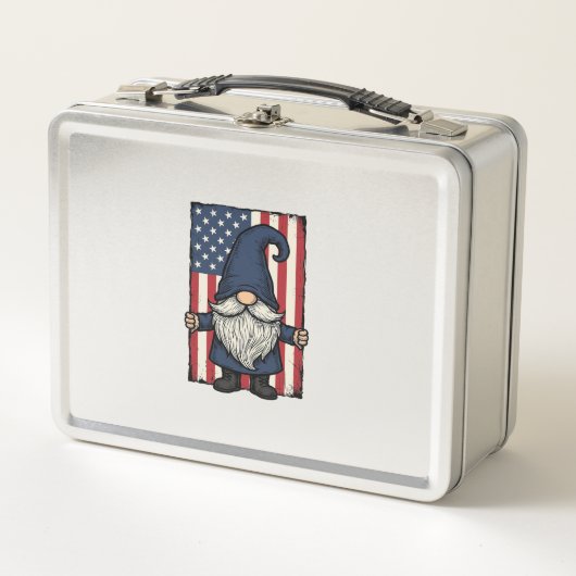 Patriottische Kabouter Vintage Vlag Shirt Ontwerp_ (Voorkant)