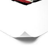Patriottische Kabouter Vintage Vlag Shirt Ontwerp_ Perfect Poster (Hoek)