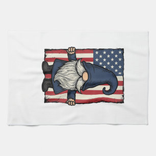 Patriottische Kabouter Vintage Vlag Shirt Ontwerp_ Theedoek