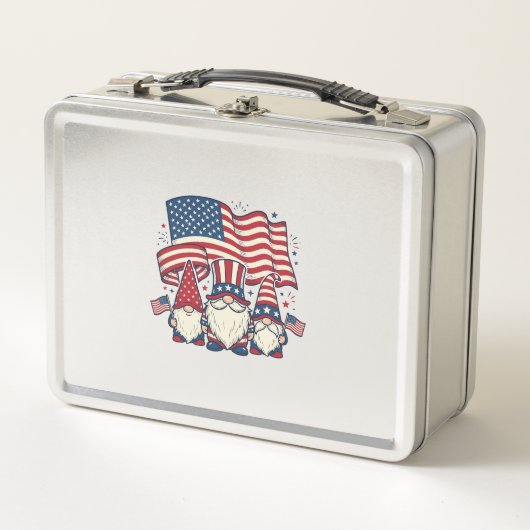 Patriottische Kabouter Vlag Vintage Gravure Ontwer (Voorkant)