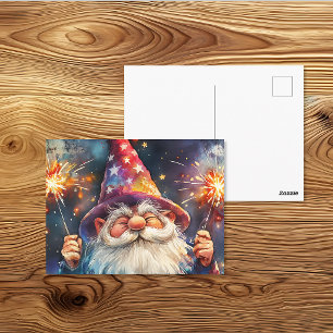 Patriottische Kabouter Vonkenfeestviering Briefkaart