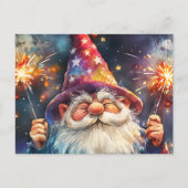 Patriottische Kabouter Vonkenfeestviering Briefkaart (Voorkant)