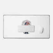 Patriottische Kabouter Vuurwerk Vintage Vector Ont Bureaumat (Keyboard & Muis)
