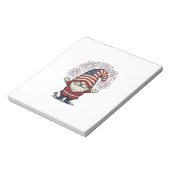 Patriottische kabouter vuurwerk vintage vector ont notitieblok (Linkerzijde)