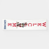 Patriottische kabouter welkomstbord spandoek (Horizontaal)