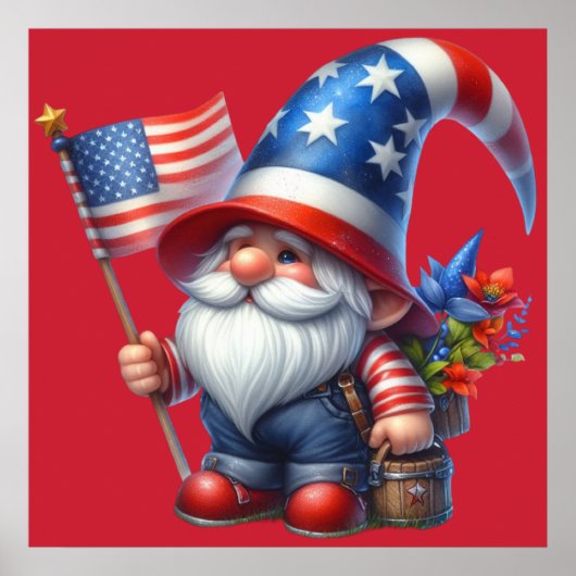 Patriottische Kabouterposter Poster (Voorkant)