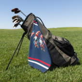 Patriottische Kabouters Golfhanddoek (Groen)