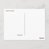 Patriottische kalkoen parade briefkaart (Achterkant)