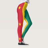 Patriottische Kameroense vlag Leggings (Rechts)