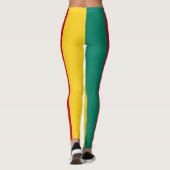 Patriottische Kameroense vlag Leggings (Achterkant)