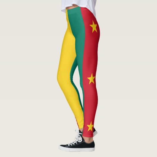 Patriottische Kameroense vlag Leggings (Links)