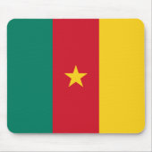 Patriottische Kameroense vlag Muismat (Voorkant)
