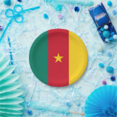 Patriottische Kameroense vlag Papieren Bordje (Feest)