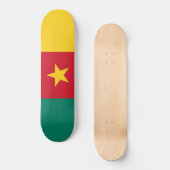 Patriottische Kameroense vlag Persoonlijk Skateboard (Voorkant)