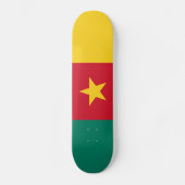 Patriottische Kameroense vlag Persoonlijk Skateboard (Voorkant)