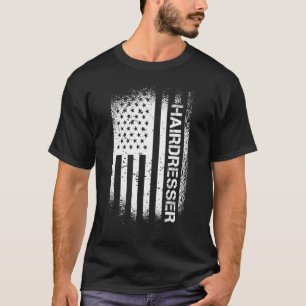Patriottische kapper met Amerikaanse vlag T-shirt