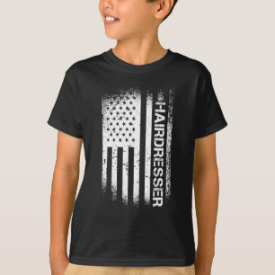 Patriottische kapper met Amerikaanse vlag T-shirt