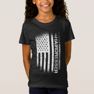 Patriottische kapper met Amerikaanse vlag T-shirt
