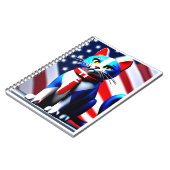 patriottische kat notitieboek (Linkerzijde)