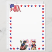 Patriottische katten - Lady Liberty en Oom Sam (Achterkant)