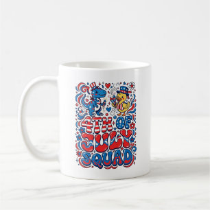 Patriottische Kawaii Dinosaurus Beste Stiefvader O Koffiemok