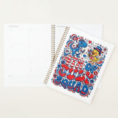Patriottische Kawaii Dinosaurus Beste Stiefvader O Planner (Display)