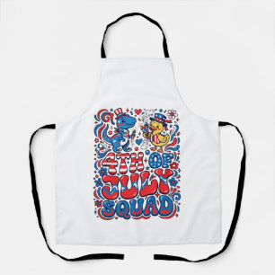 Patriottische Kawaii Dinosaurus Beste Stiefvader O Schort