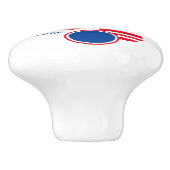 "Patriottische" keramische knop (Zijkant)