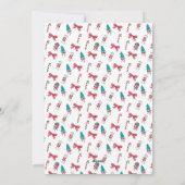 Patriottische kerst feestdagenkaart (Achterkant)