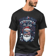 Patriottische Kerst in juli Kerstman Zonnebril