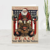 patriottische kerst Kaart (Voorkant)