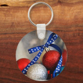 Patriottische kerst sleutelhanger (Voorkant)