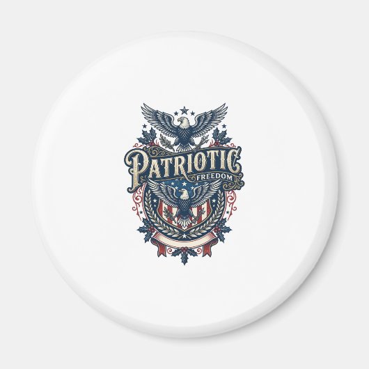 Patriottische Kerst Vector Grafische T-shirt (2) Magneet (Voorkant)