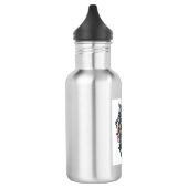 Patriottische Kerst Vector Grafische T-shirt (2) Waterfles (Links)