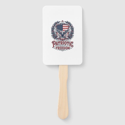 Patriottische Kerst Vector Grafische T-shirt Handwaaier (Voorkant)