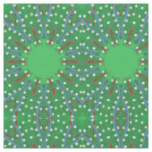 Patriottische kerstboom caleidoscoop stof (Close Up)