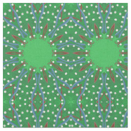 Patriottische kerstboom caleidoscoop stof