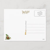 Patriottische kersthond feestdagenkaart (Achterkant)