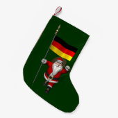 patriottische kerstman met aftreden uit Duitsland Kleine Kerstsok (Voorkant (Hangend))