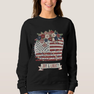 Patriottische Kerstmis Amerikaanse Vlag "Vreugde & Trui