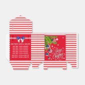 Patriottische Kerstmis - Zie Terug Bedankdoosjes (Uitgevouwen)