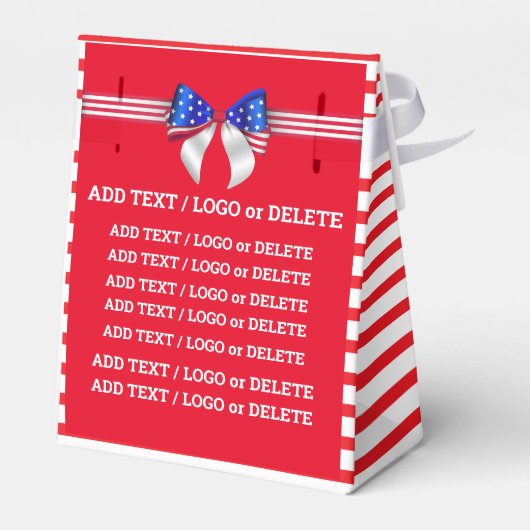 Patriottische Kerstmis - Zie Terug Bedankdoosjes (Achterkant)