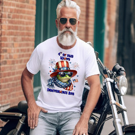 Patriottische Kikker: Onafhankelijkheidsdag van Pe T-shirt