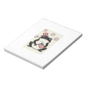 Patriottische Kikker Vintage Gravure Vector Kunst_ Notitieblok (Linkerzijde)