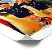 Patriottische kinderpatronen poster (Hoek)