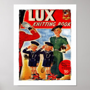 Patriottische kinderpatronen poster